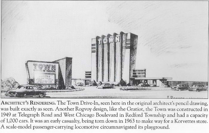 Town Drive-In Theatre - Rendering From Harry Skrdla (newer photo)